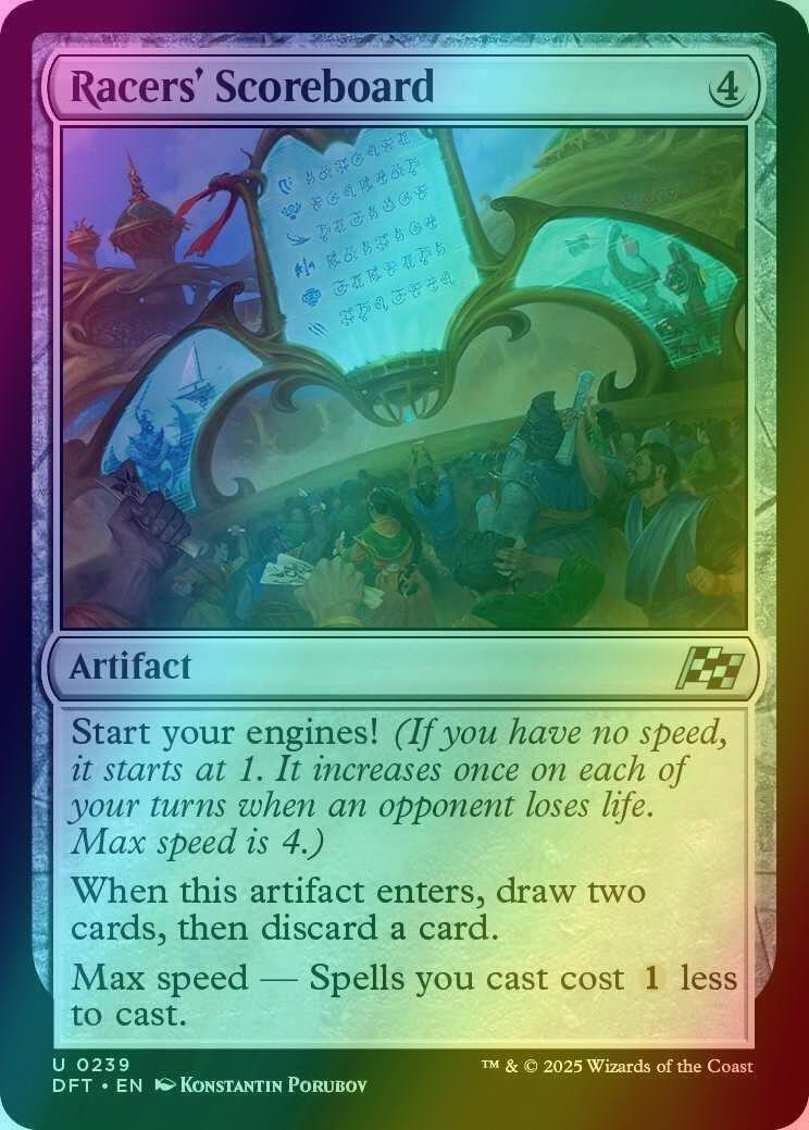 Racers' Scoreboard [239] [Aetherdrift] [Foil]