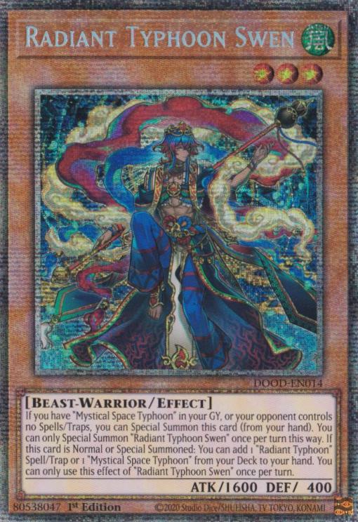 Radiant Typhoon Swen - DOOD-EN014 - Starlight Rare - 1st Edition
