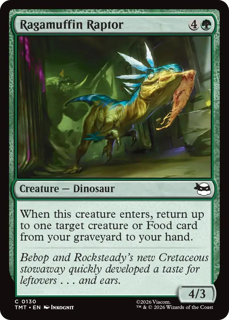 Ragamuffin Raptor [130] [Teenage Mutant Ninja Turtles] [Non-Foil]