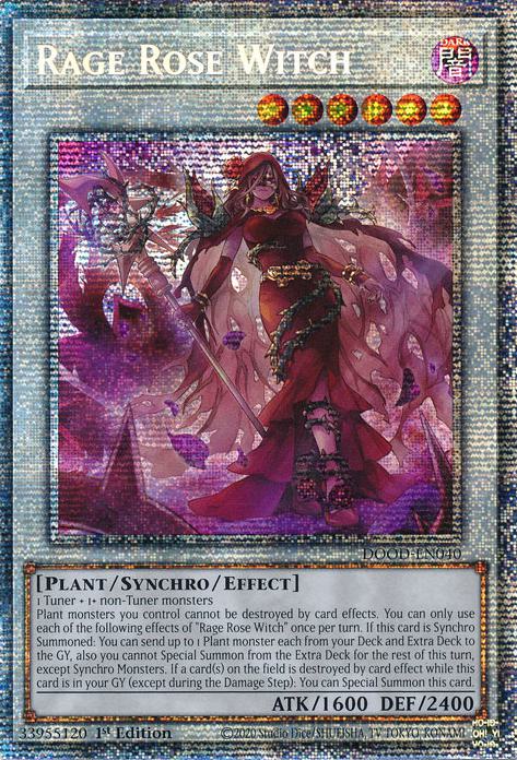 Rage Rose Witch - DOOD-EN040 - Starlight Rare - 1st Edition