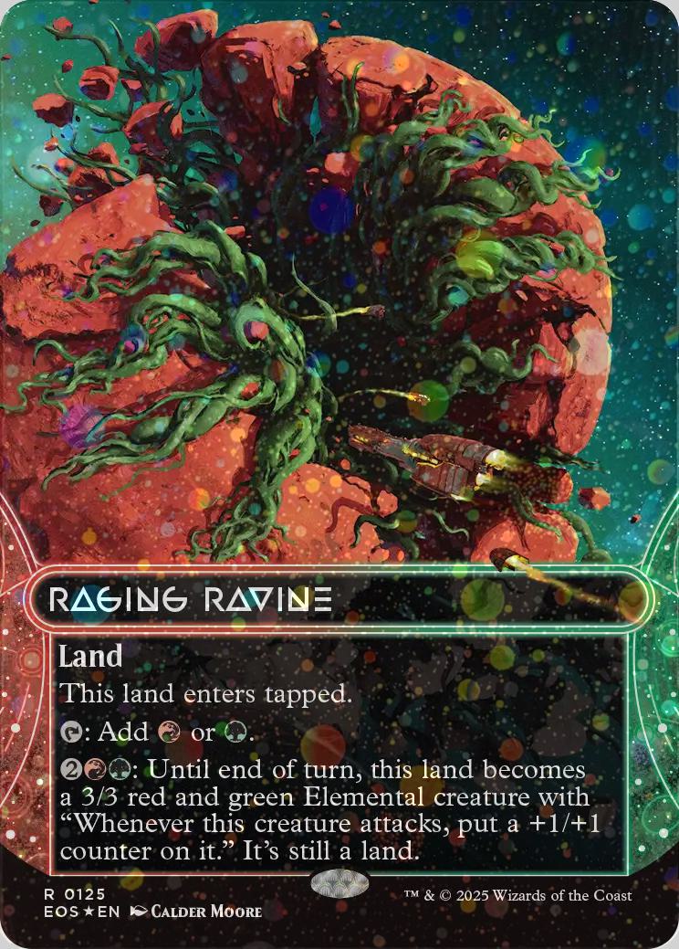 Raging Ravine [125] [Borderless] [Edge of Eternities: Stellar Sights] [Galaxy Foil]