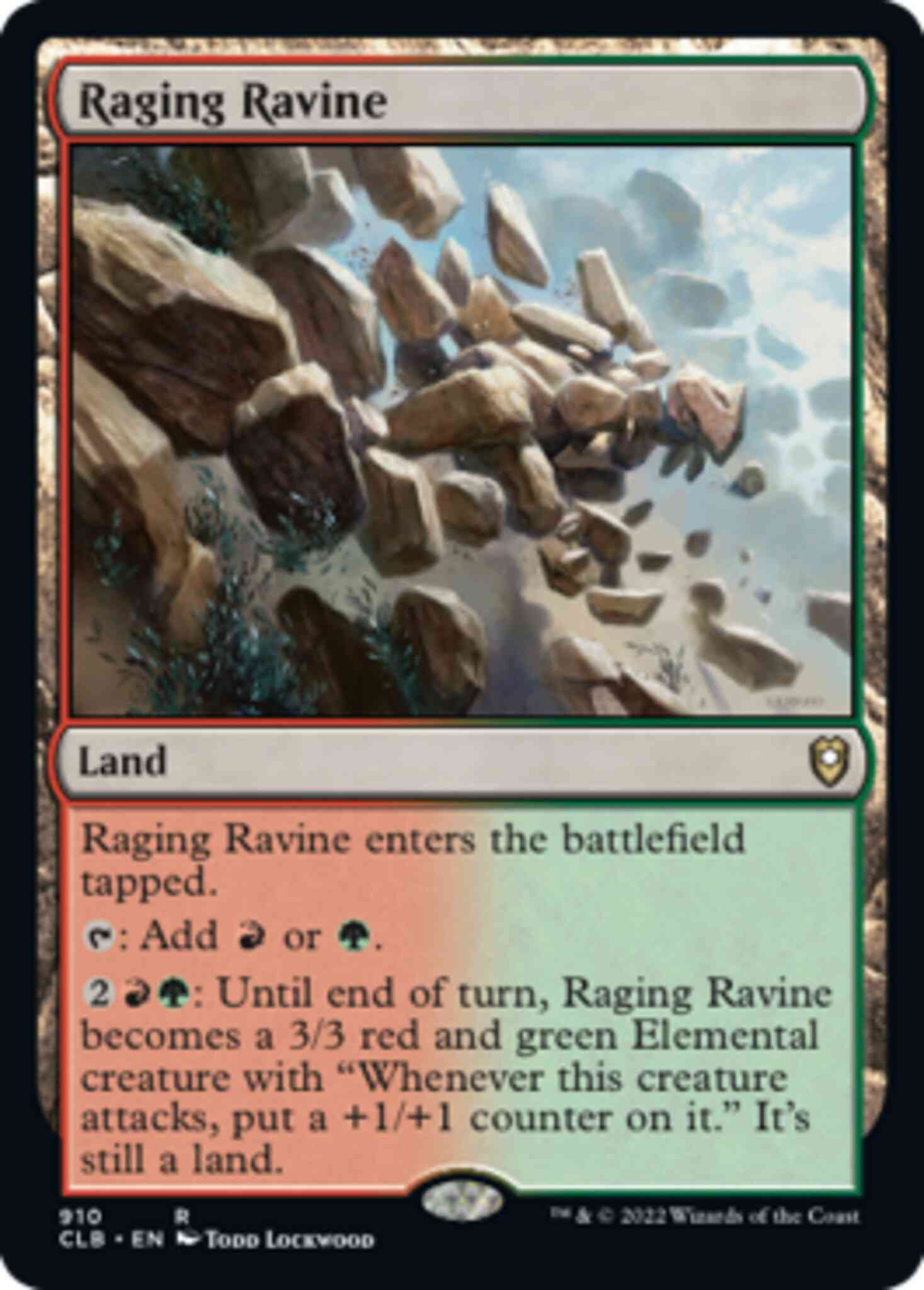 Raging Ravine [910] [Commander Legends: Battle for Baldur's Gate] [Non-Foil]