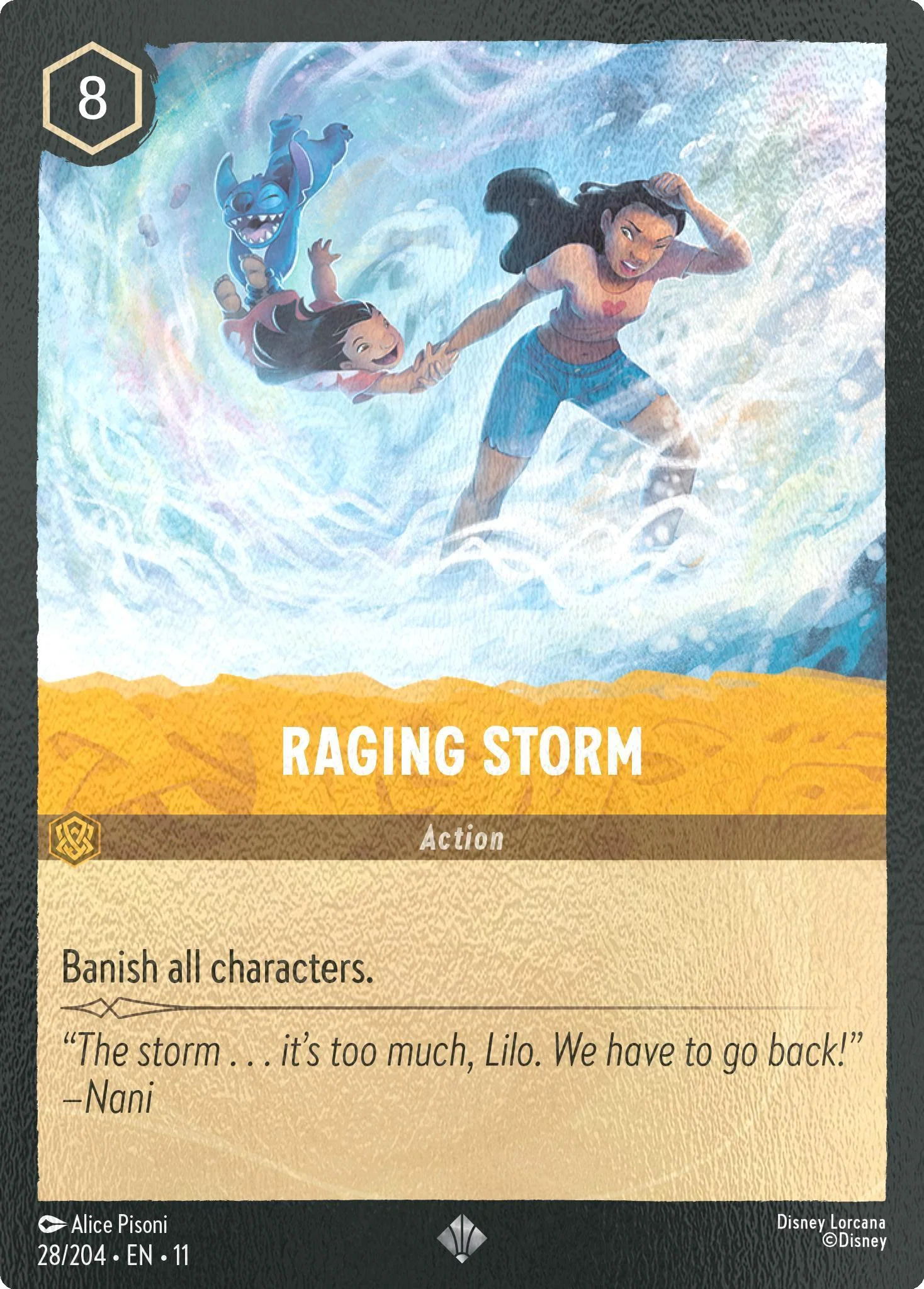 Raging Storm - 28/204 [Winterspell] [Cold Foil]