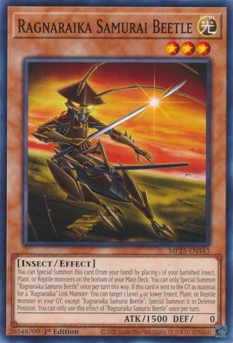 Ragnaraika Samurai Beetle - MP25-EN343 - Common - 1st Edition