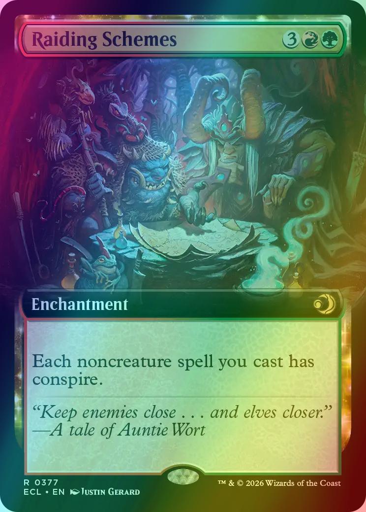Raiding Schemes [377] [Extended Art] [Lorwyn Eclipsed] [Foil]
