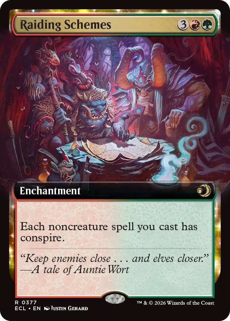 Raiding Schemes [377] [Extended Art] [Lorwyn Eclipsed] [Non-Foil]