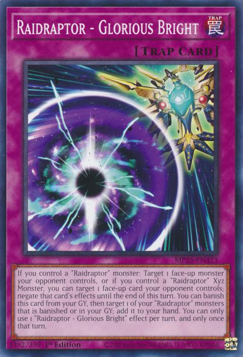Raidraptor - Glorious Bright - MP25-EN323 - Common - 1st Edition