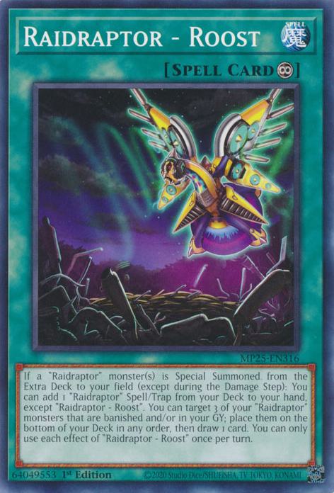 Raidraptor - Roost - MP25-EN316 - Common - 1st Edition