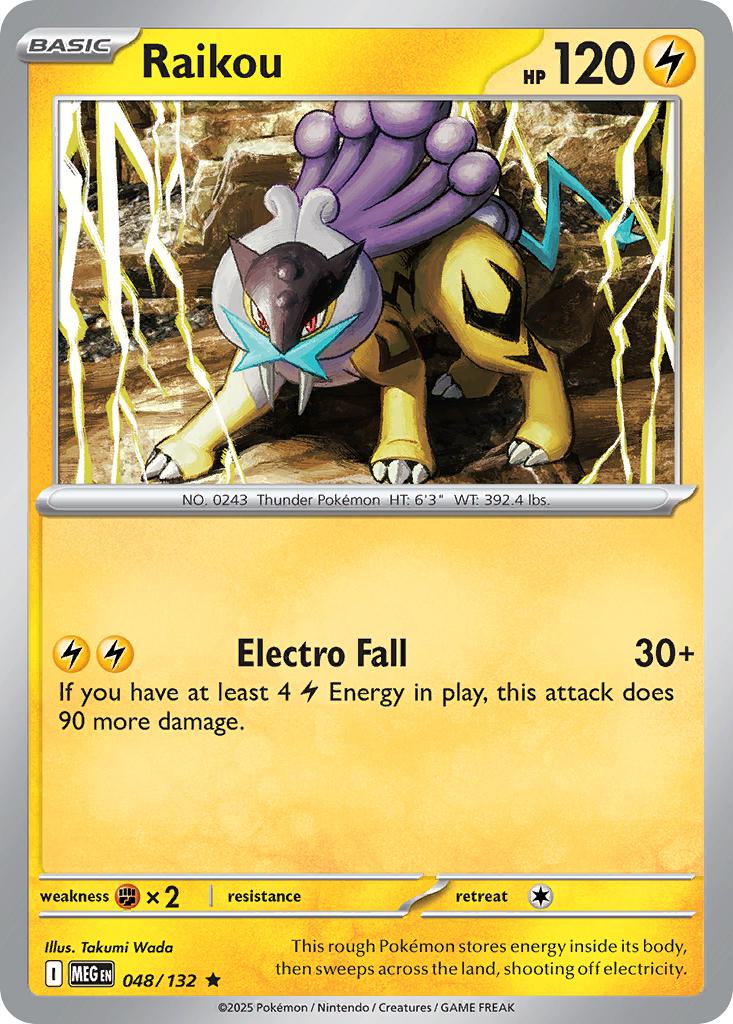 Raikou - 048/132 - Rare [me01-048] [Holo]