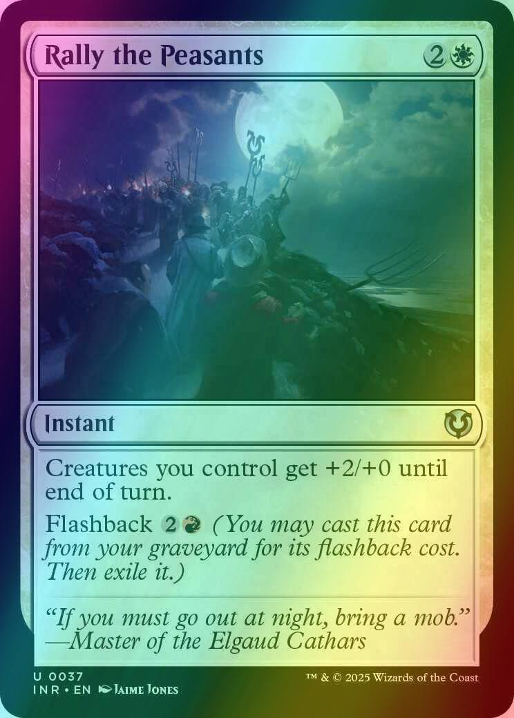 Rally the Peasants [37] [Innistrad Remastered] [Foil]