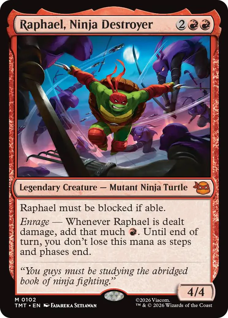 Raphael, Ninja Destroyer [102] [Teenage Mutant Ninja Turtles] [Non-Foil]