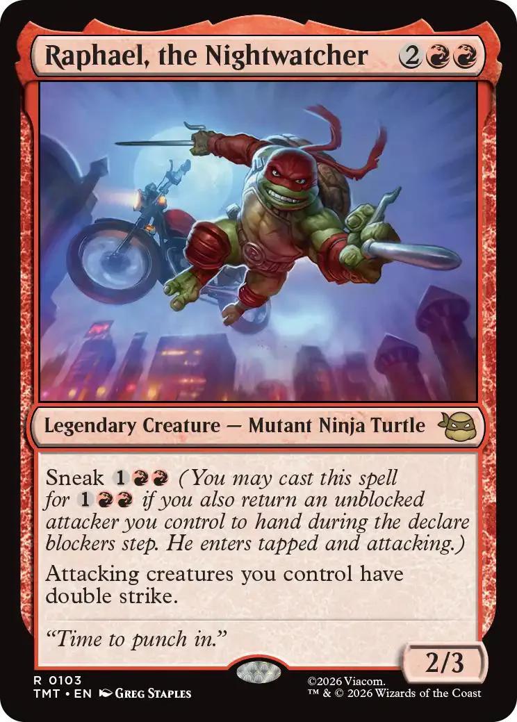 Raphael, the Nightwatcher [103] [Teenage Mutant Ninja Turtles] [Non-Foil]