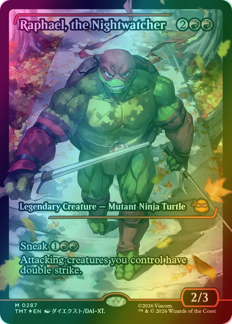 Raphael, the Nightwatcher [287] [Japan Showcase] [Teenage Mutant Ninja Turtles] [Foil]