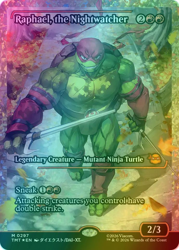 Raphael, the Nightwatcher [297] [Japan Showcase] [Teenage Mutant Ninja Turtles] [Fracture Foil]