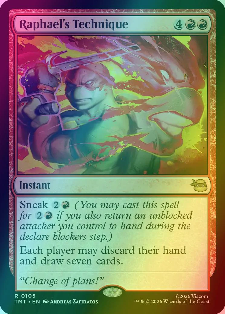 Raphael's Technique [105] [Teenage Mutant Ninja Turtles] [Foil]