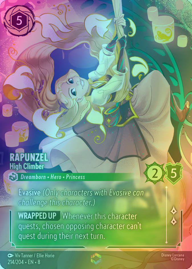 Rapunzel - High Climber (Enchanted) - 214/204 [Reign of Jafar] [Holofoil]