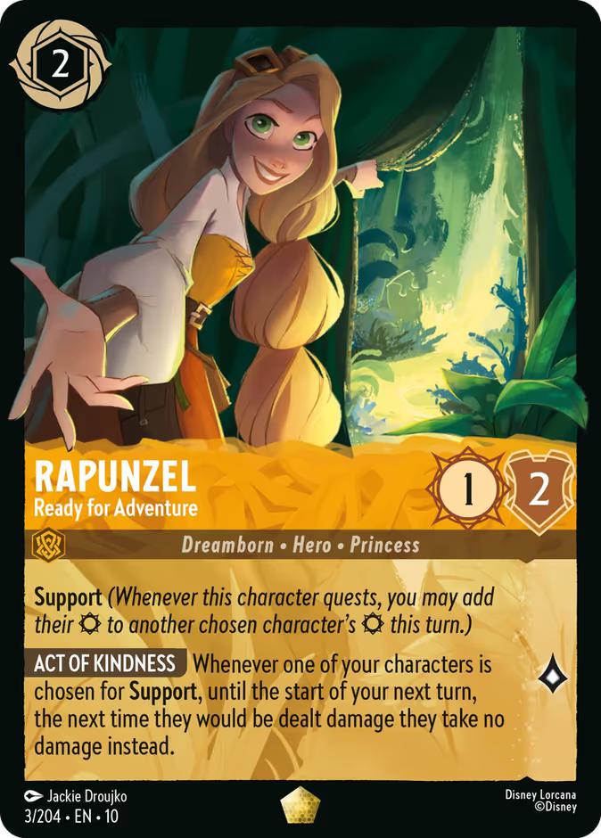 Rapunzel - Ready for Adventure - 3/204 [Whispers in the Well] [Non-Foil]