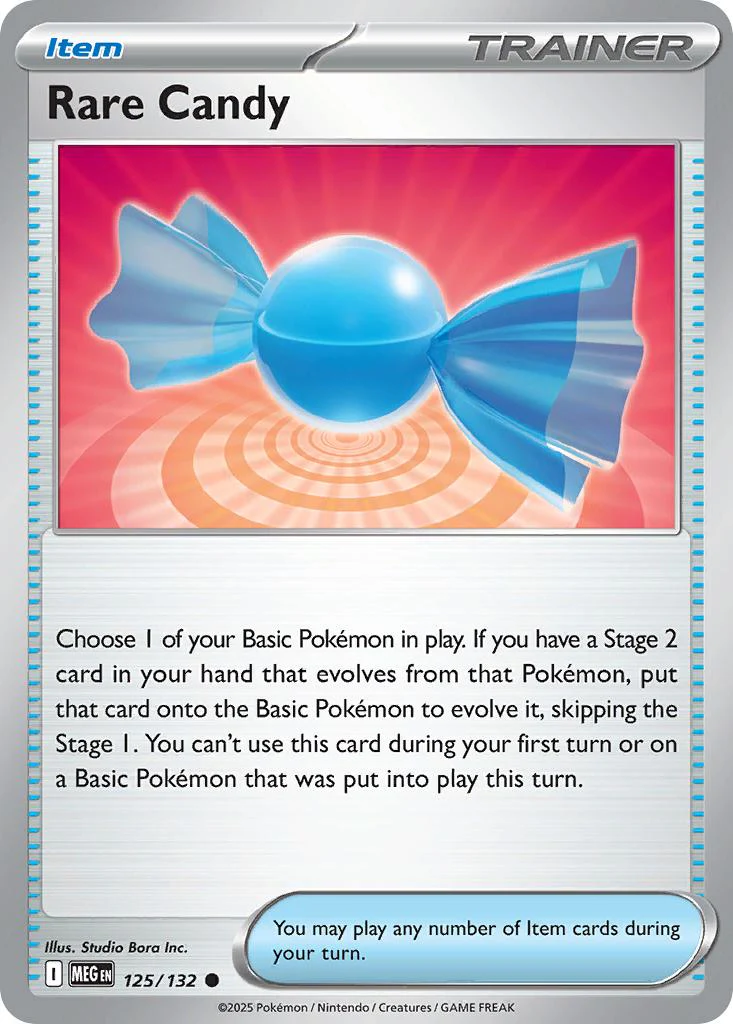 Rare Candy - 125/132 - Common [me01-125] [Non-Holo]