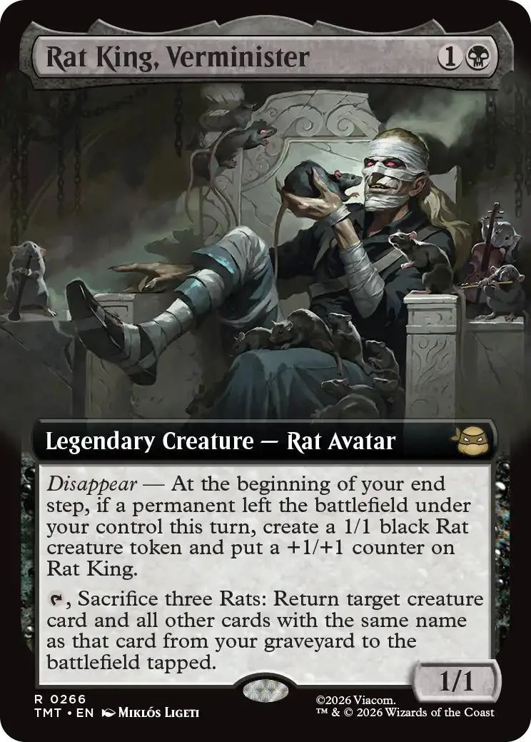 Rat King, Verminister [266] [Extended Art] [Teenage Mutant Ninja Turtles] [Non-Foil]