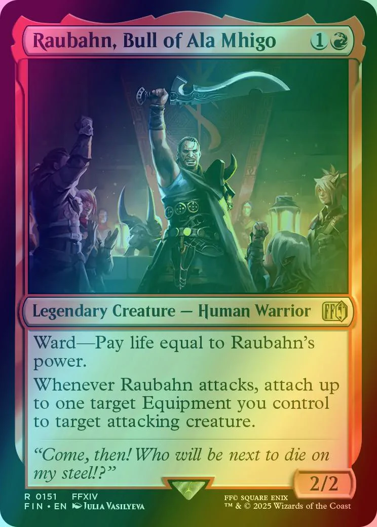 Raubahn, Bull of Ala Mhigo [151] [FINAL FANTASY] [Foil]