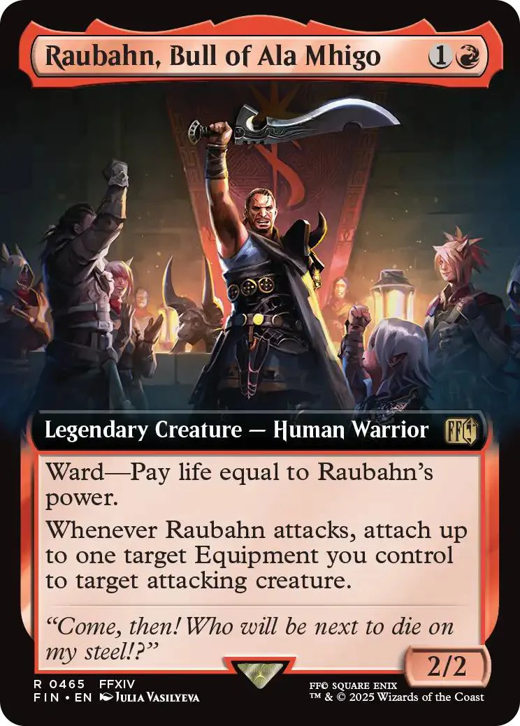 Raubahn, Bull of Ala Mhigo [465] [Extended Art] [FINAL FANTASY] [Non-Foil]
