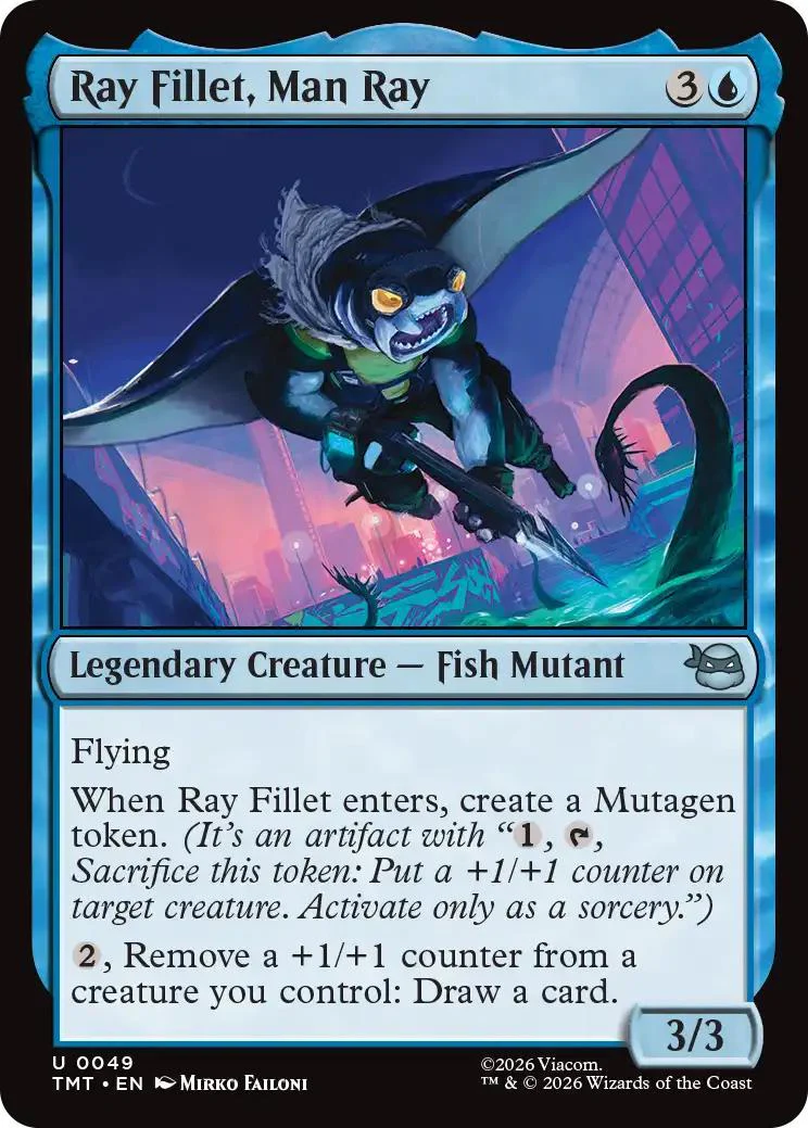Ray Fillet, Man Ray [49] [Teenage Mutant Ninja Turtles] [Non-Foil]