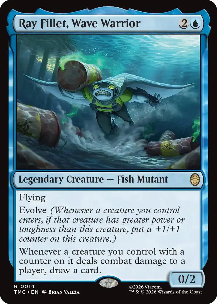 Ray Fillet, Wave Warrior [14] [Teenage Mutant Ninja Turtles Eternal] [Non-Foil]
