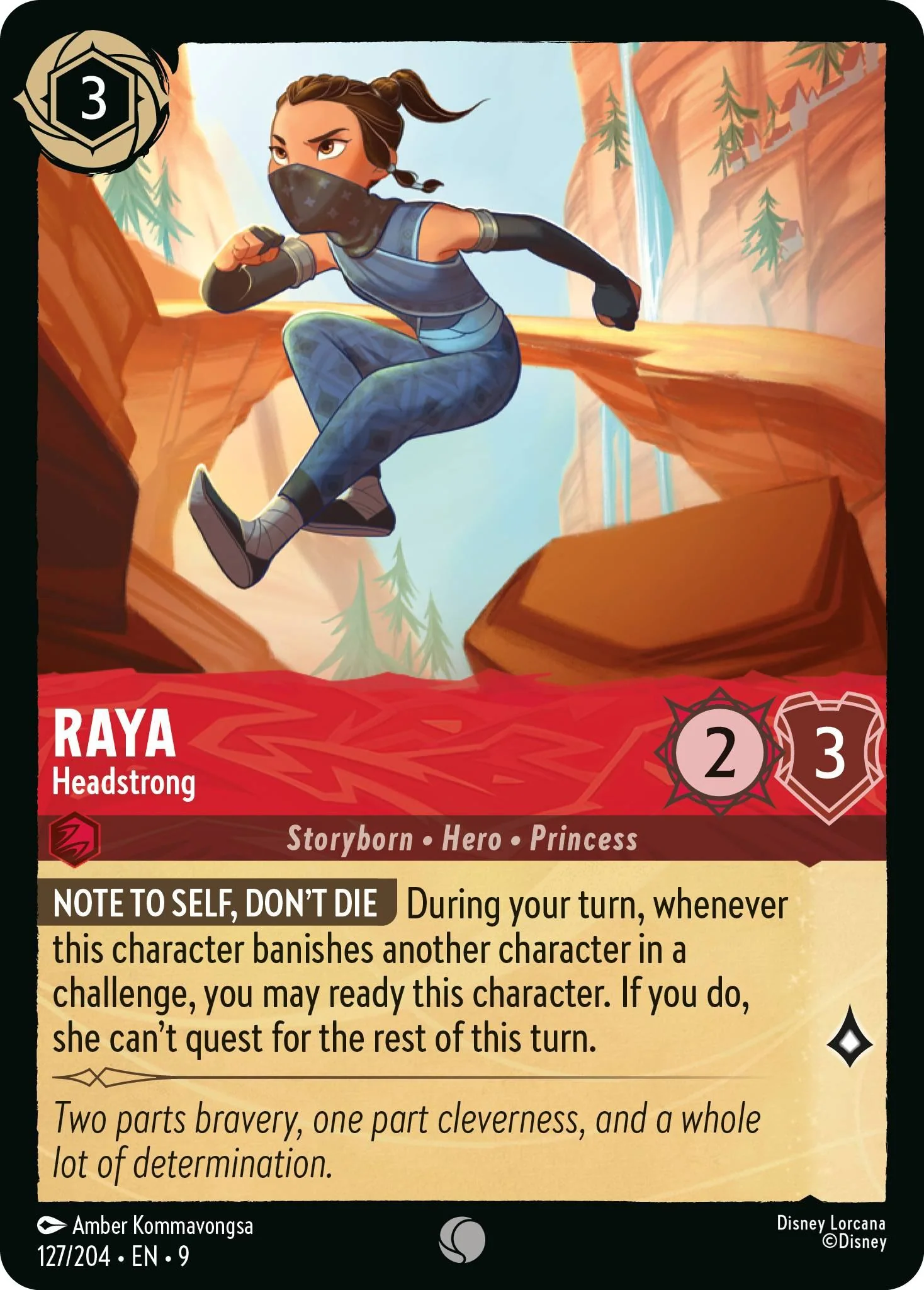 Raya - Headstrong - 127/204 [Fabled] [Non-Foil]