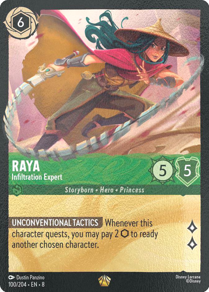 Raya - Infiltration Expert - 100/204 [Reign of Jafar] [Cold Foil]
