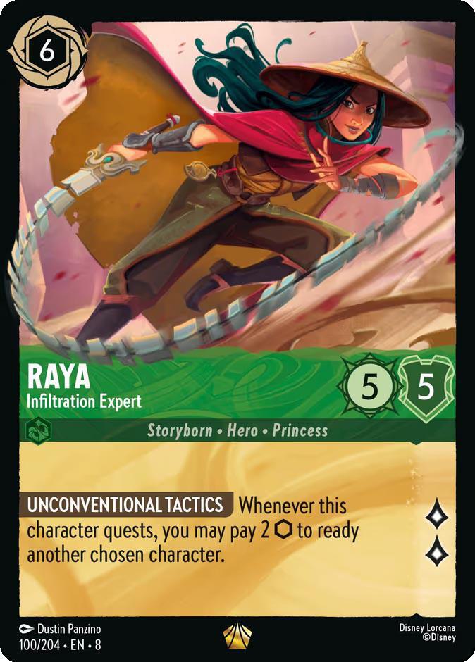 Raya - Infiltration Expert - 100/204 [Reign of Jafar] [Non-Foil]