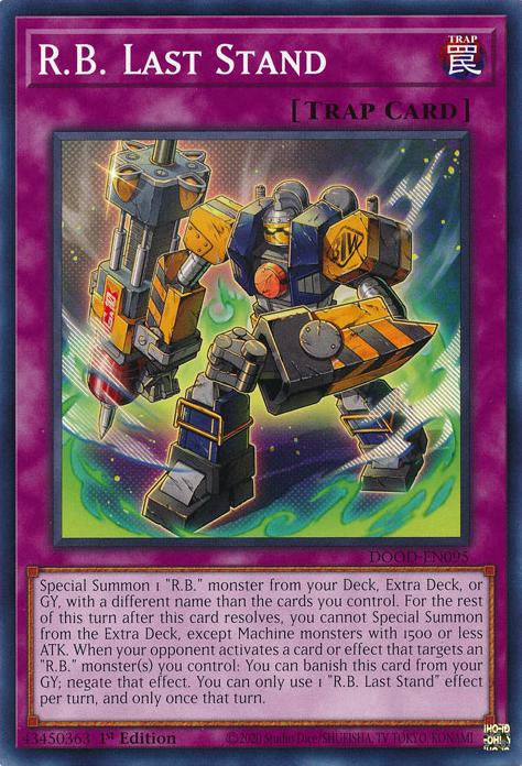R.B. Last Stand - DOOD-EN095 - Common - 1st Edition