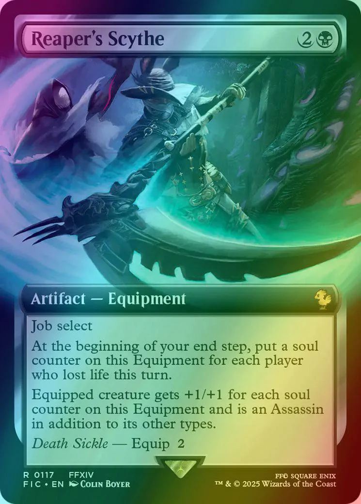 Reaper's Scythe [117] [Extended Art] [FINAL FANTASY: Commander] [Foil]