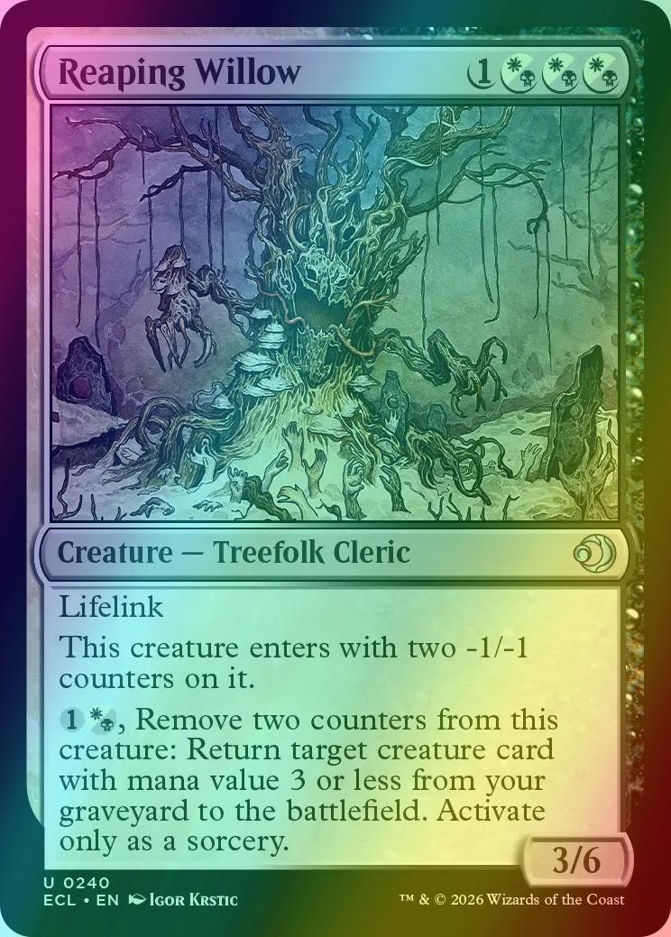 Reaping Willow [240] [Lorwyn Eclipsed] [Foil]