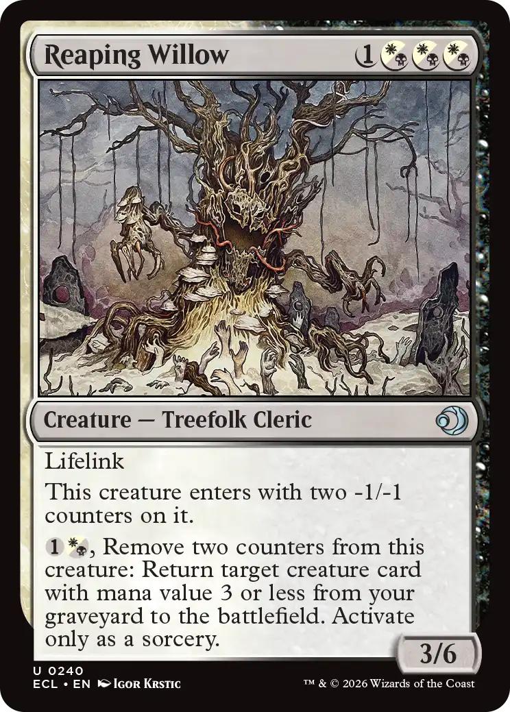 Reaping Willow [240] [Lorwyn Eclipsed] [Non-Foil]