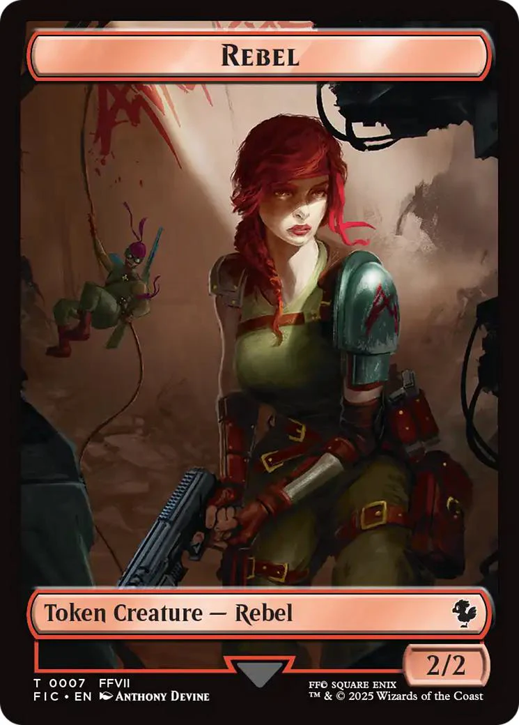 Rebel Token (07) // Soldier Token (02) [FINAL FANTASY: Commander: Tokens] [Non-Foil]