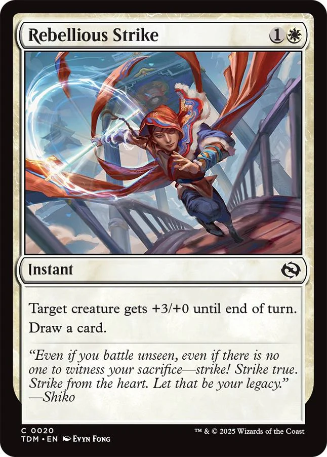 Rebellious Strike [20] [Tarkir: Dragonstorm] [Non-Foil]