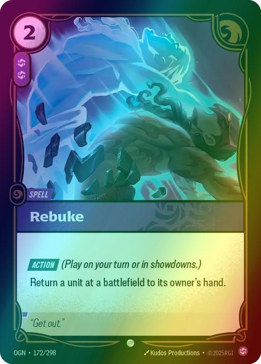 Rebuke - 172/298 [Origins] [Foil]