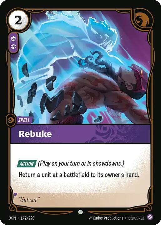 Rebuke - 172/298 [Origins] [Non-Foil]