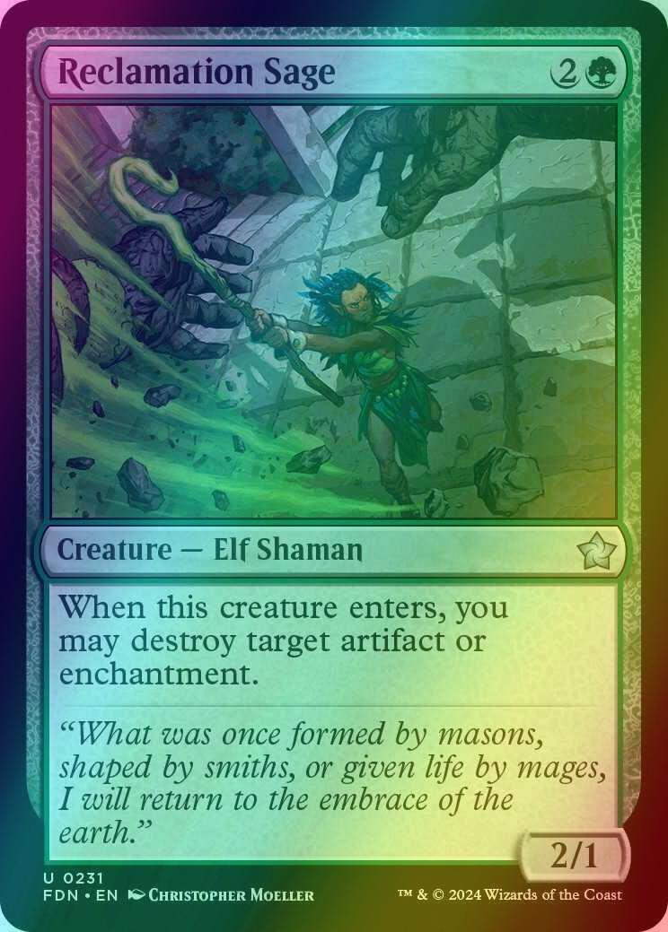Reclamation Sage [231] [Foundations] [Foil]