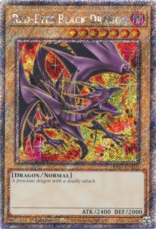 Red-Eyes Black Dragon - 8th Art - RA04-EN109 - Platinum Secret Rare - 1st Edition