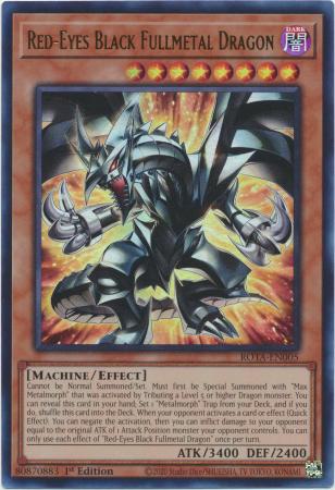 Red-Eyes Black Fullmetal Dragon - ROTA-EN005 - Ultra Rare - 1st Edition