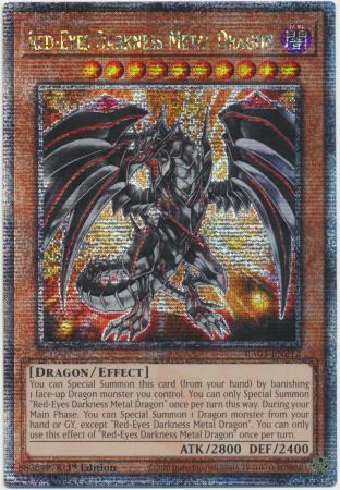 Red-Eyes Darkness Metal Dragon - RA03-EN212 - Quarter Century Secret Rare - 1st Edition