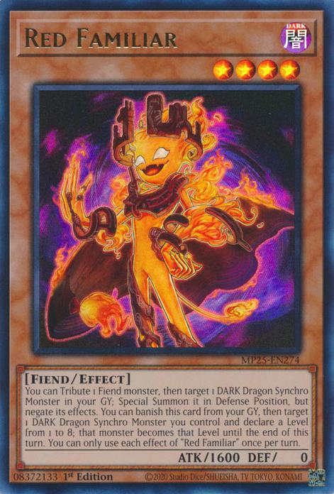 Red Familiar - MP25-EN274 - Ultra Rare - 1st Edition