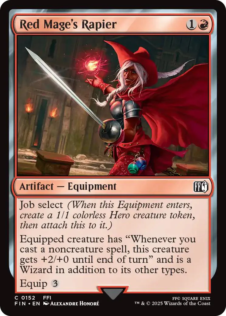 Red Mage's Rapier [152] [FINAL FANTASY] [Non-Foil]