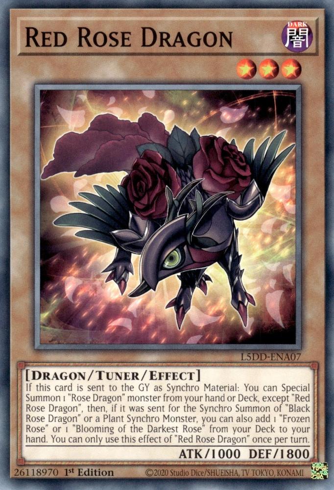 Red Rose Dragon - L5DD-ENA07 - Common - 1st Edition