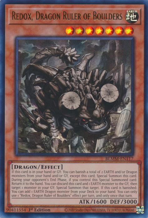 Redox, Dragon Ruler of Boulders - BLMM-EN117 - Ultra Rare - 1st Edition