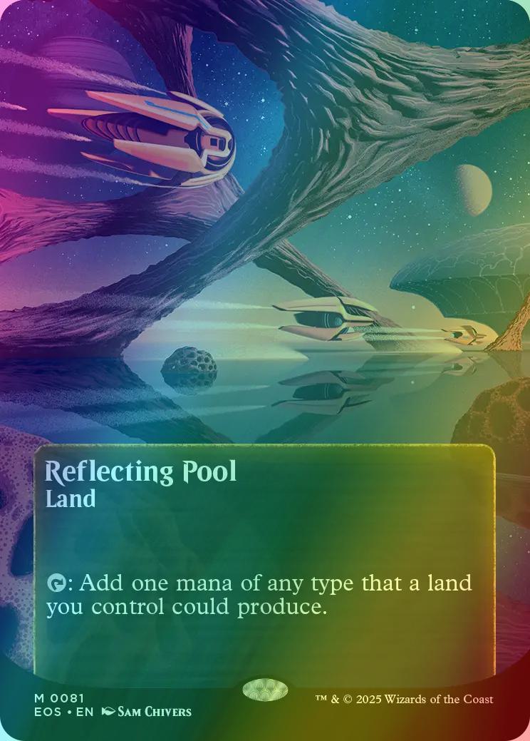 Reflecting Pool [81] [Borderless] [Poster] [Edge of Eternities: Stellar Sights] [Foil]