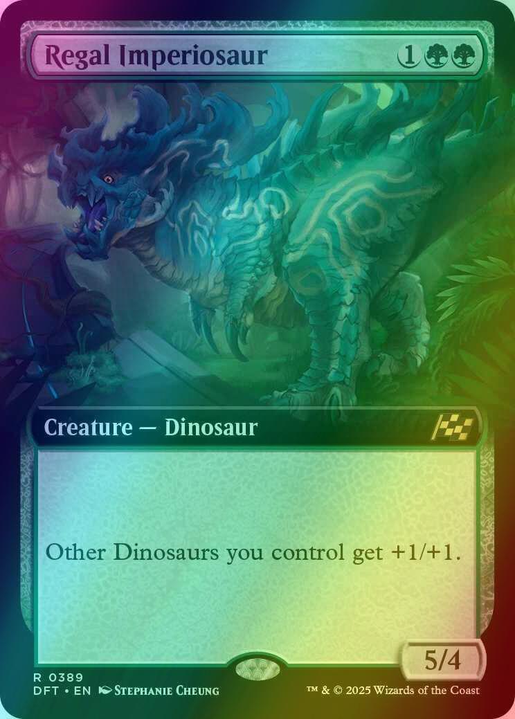Regal Imperiosaur [389] [Extended Art] [Aetherdrift] [Foil]