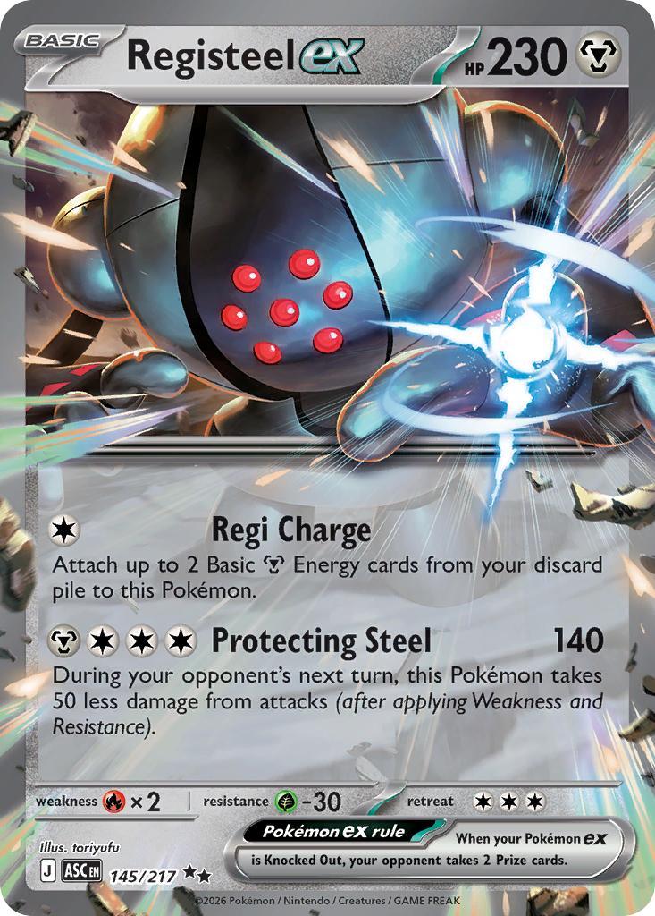 Registeel ex - 145/217 - Double Rare [me025-145] [Ultra]
