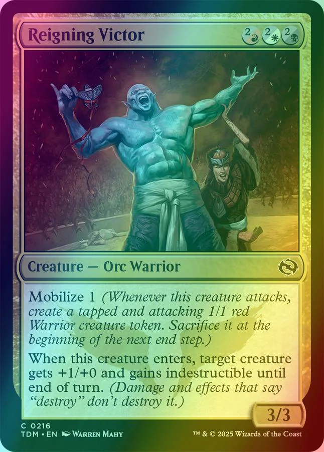 Reigning Victor [216] [Tarkir: Dragonstorm] [Foil]
